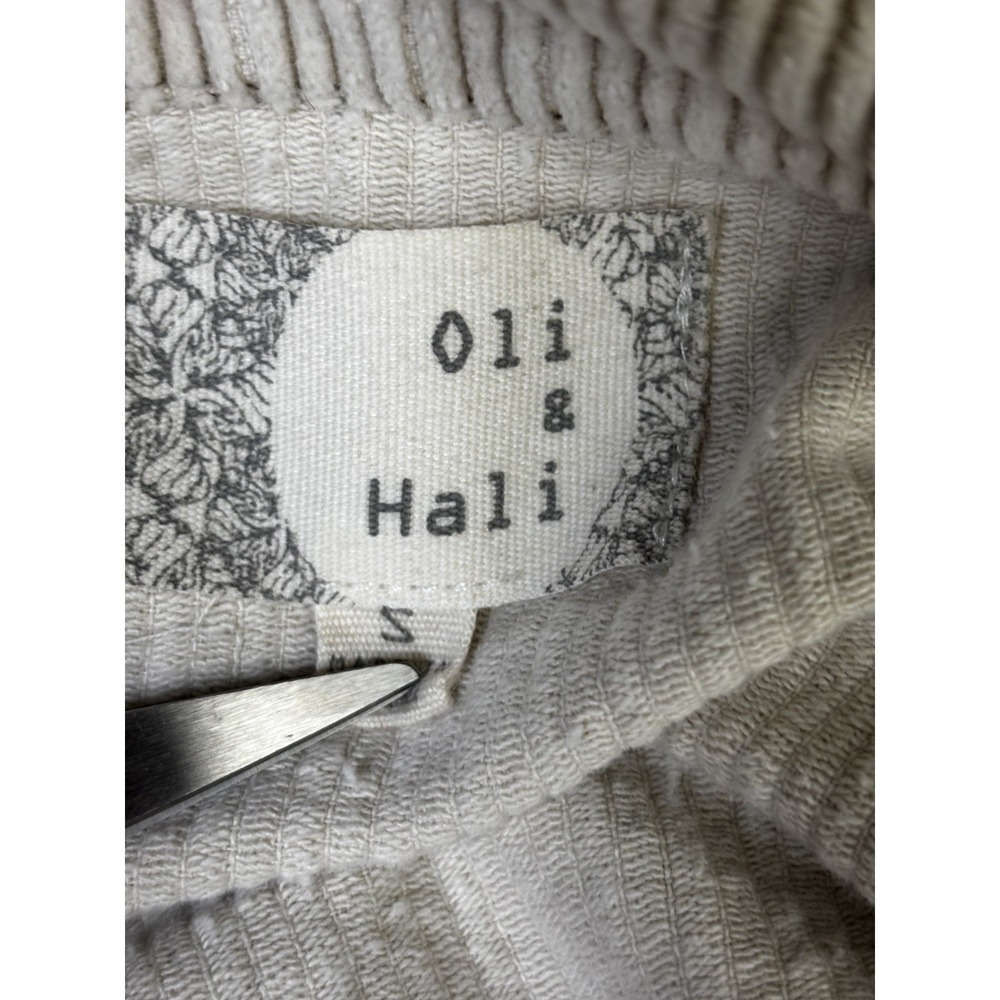 Oli & Hali Corduroy Colorblock Distressed Shacket‎ S Boho Oversized Jacket - Picture 7 of 9